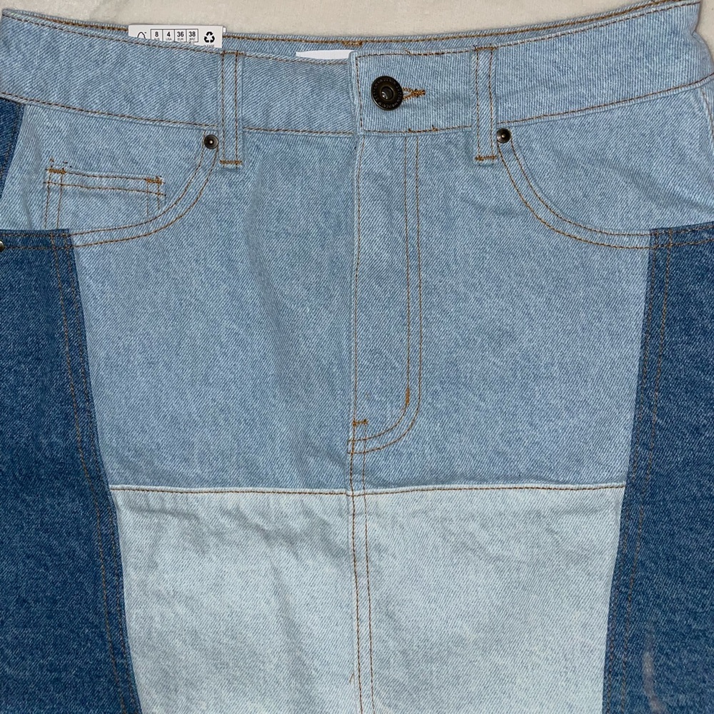 🦋NWT Cotton On-Denim Micro Mini Skirt 🦋 - Picture 2 of 6